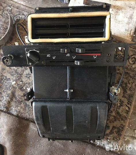 Печка старого образца в сборе