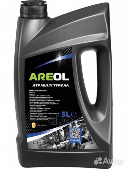 Areol ATF multi type AA (5L) масло трансм.для А