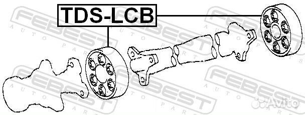 Муфта карданного вала tdslcb Febest