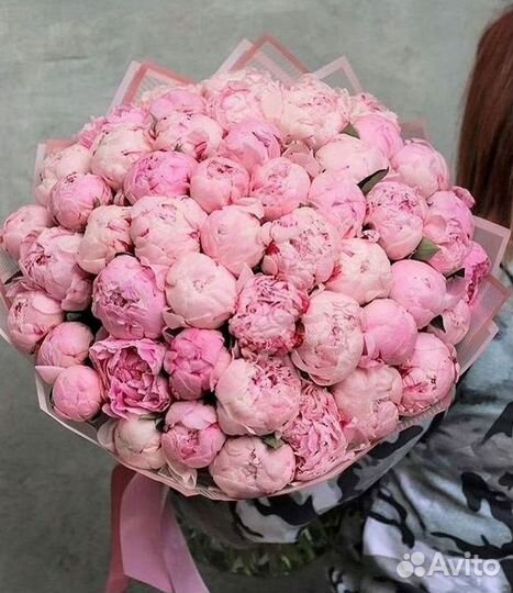 Пионы Букет пионов