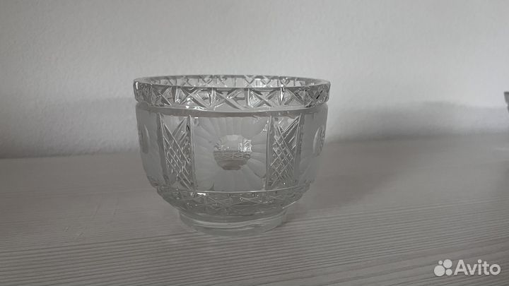 Салатники хрустальный