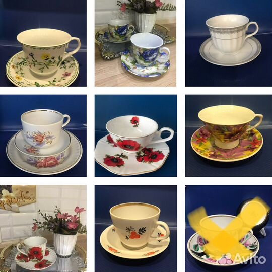Чайные пары, фарфор