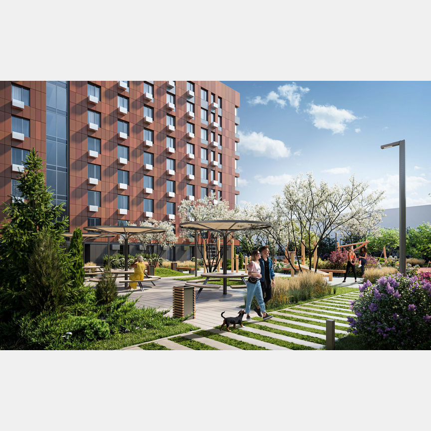 1-к. апартаменты, 42 м², 7/9 эт.