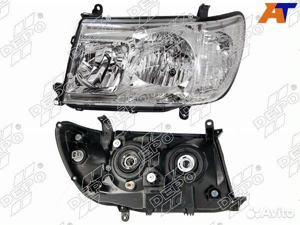 Фара toyota land cruiser 100