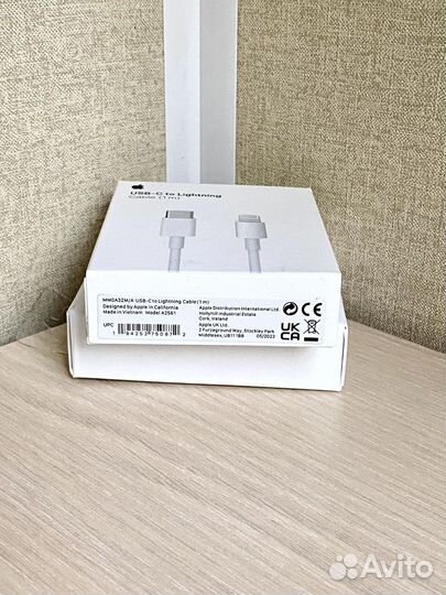 Кабель для зарядки iPhone USB-C - Lightning 1 метр
