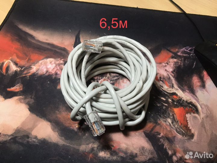 Сетевой LAN кабель 6,5м