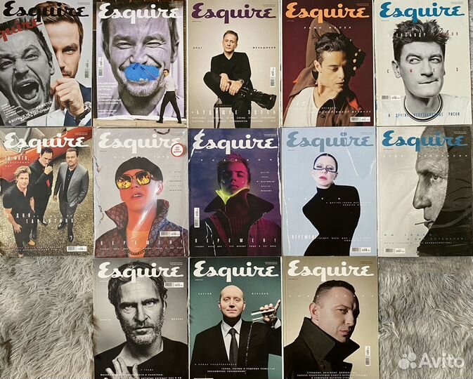 Коллекция журналов Esquire за 2019 год