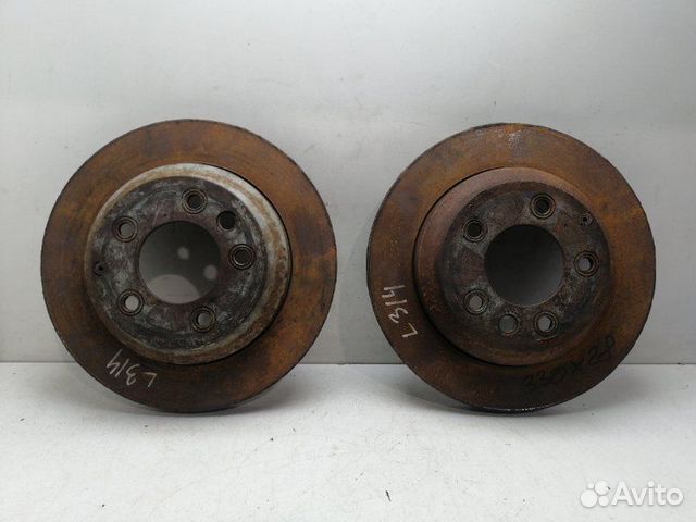 Диски тормозные задние Volkswagen Touareg 3.0 TDI