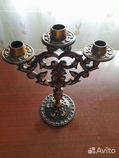 Подсвечник бронза СССР