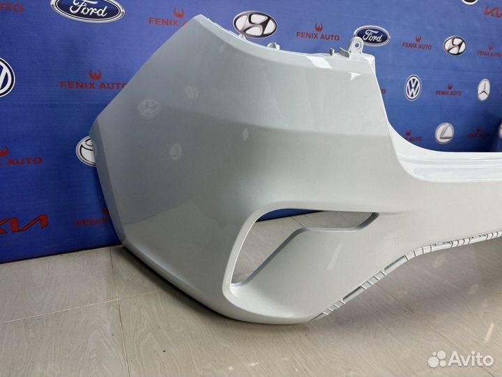 Бампер Задний Крашеный Киа Рио 4 Белый