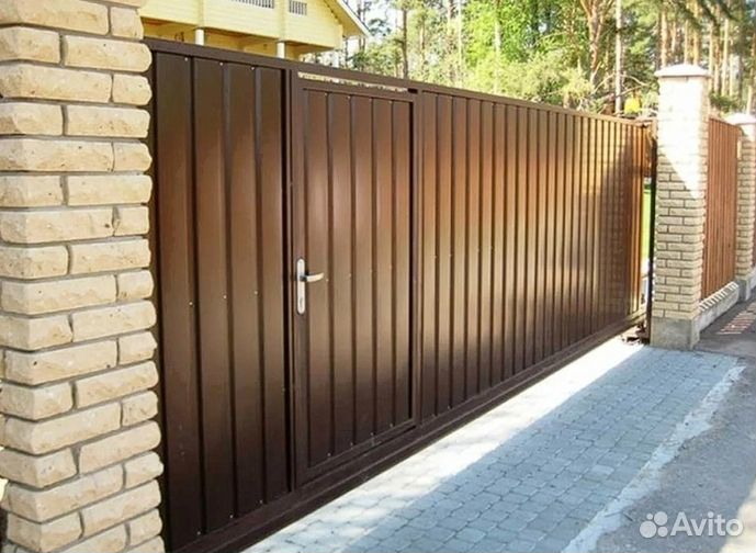Ворота откатные под ключ