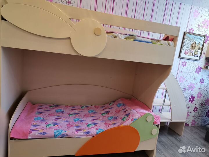 Двухъярусная кровать бу