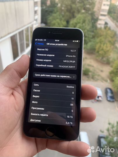 iPhone 6s 16gb
