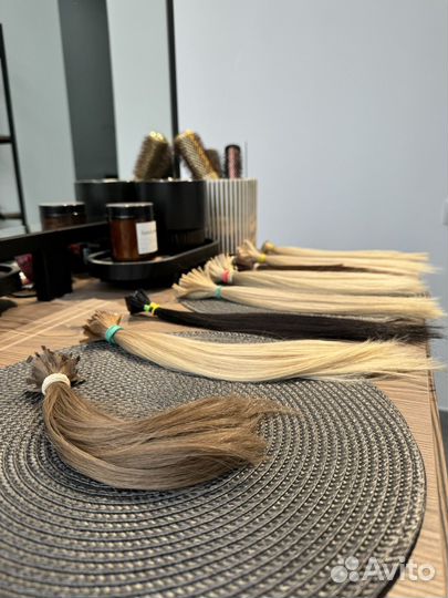 Наращивание волос модель