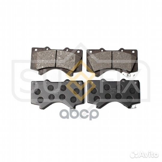 Колодки тормозные дисковые перед прав/лев