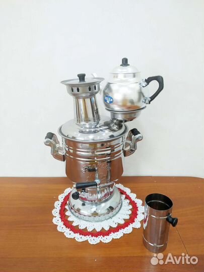 Самовар на дровах турецкий. Объем 3,5л