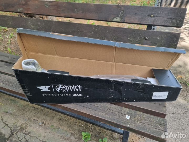 Дека Addict Blacksmith Brandon James Black signatu