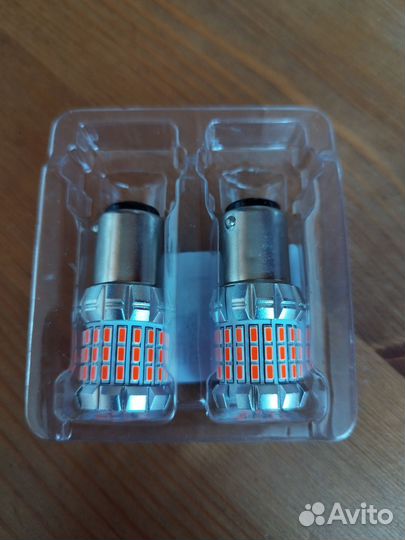 Лампа светодиодная красная Bay15d, P21/5W