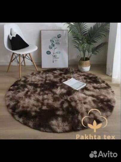 Коврики круглые вязанные