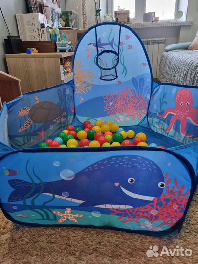 Сухой бассейн с шариками