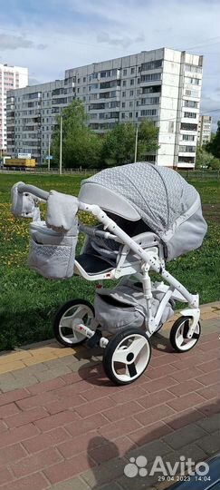 Коляска Adamex Monte Carbon 2 in 1