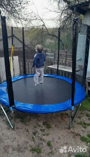 Батут 244 см с сеткой.Для детей.Ижевск.Новый