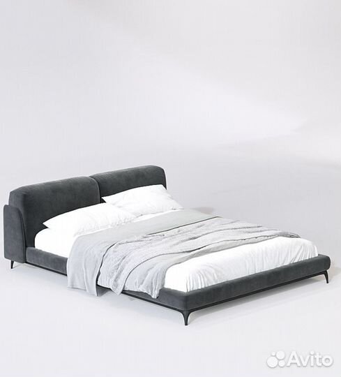 Кровать с 2-мя съемными подушками Soprano