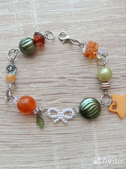 Сережки из бусин