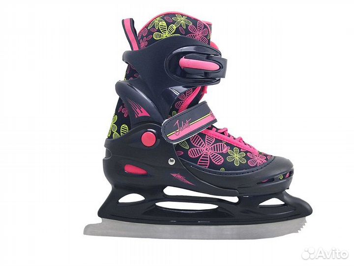 Раздвижные коньки Juliet р.26-29 чер-роз