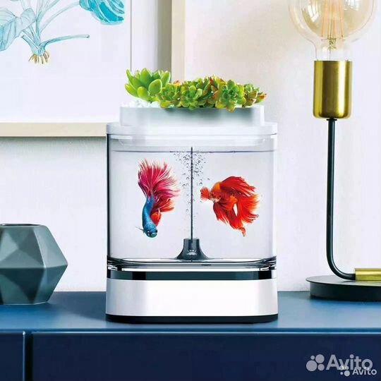 Акваферма Xiaomi Geometry Mini Lazy Fish Tank Pro
