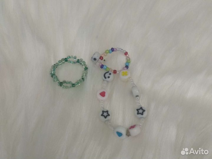 Колечки из бисера ручной работы 3