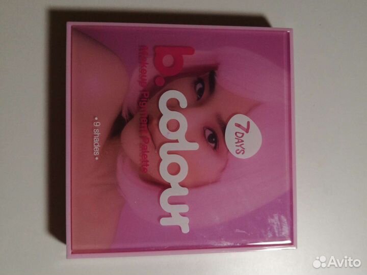 Палетка теней 7 Days хайлайтеры и тени