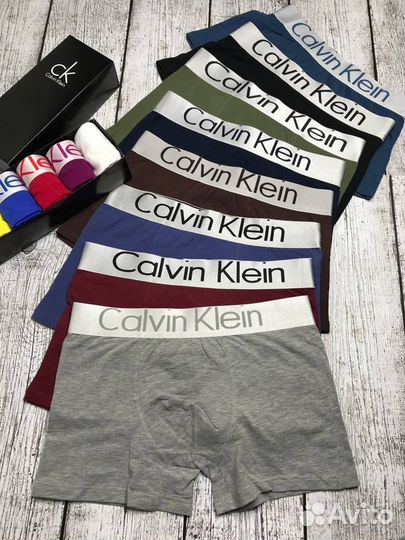 Мужские трусы яркие хлопок Calvin Klein