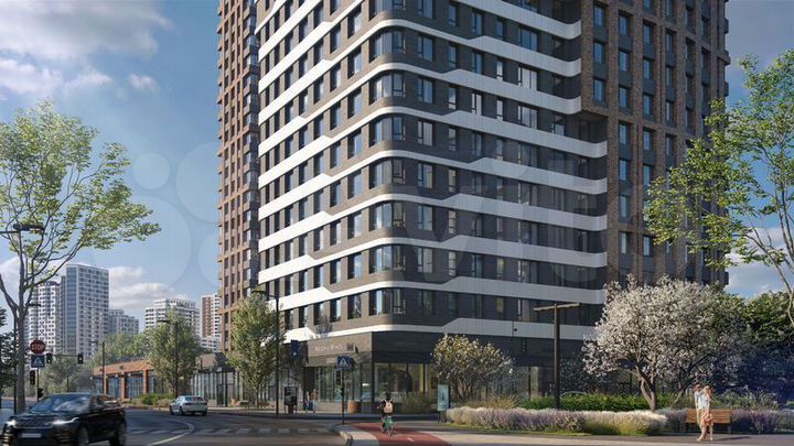 Квартира-студия, 30,5 м², 12/25 эт.