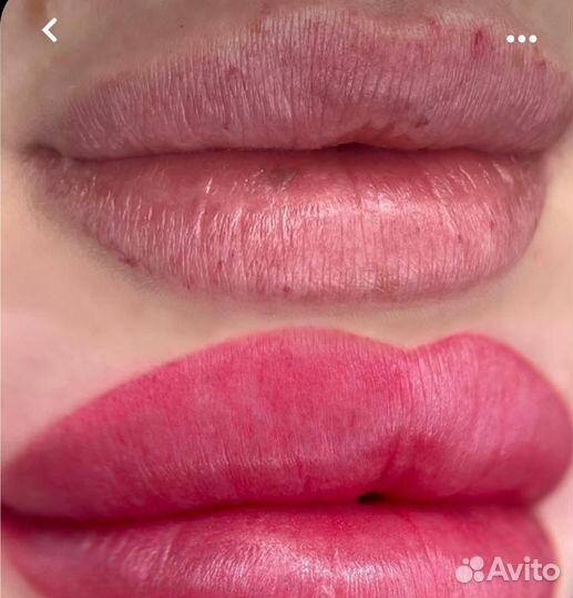 Перманентный макияж брови губы