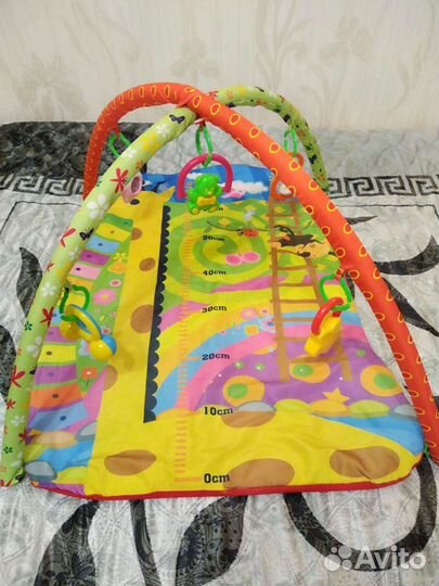 Развивающий коврик жирафик - ростомер