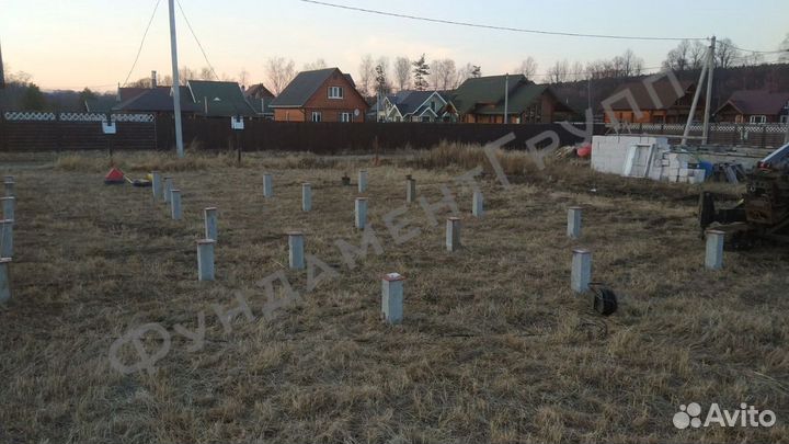 Жб сваи. Фундамент на жб сваях под ключ