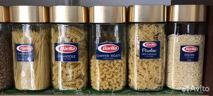 Банки для сыпучих продуктов стекло