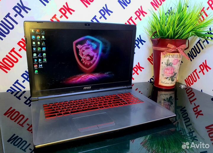 Игровой ноутбук MSI core i7 7700HQ/GTX960/SSD/A097