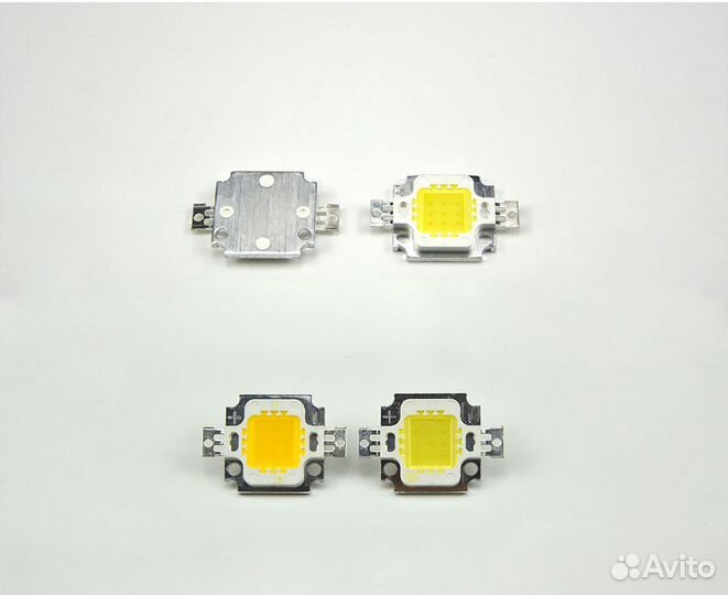 Светодиодный чип 10Вт 9-12 Вольт(цена за 2 шт.)