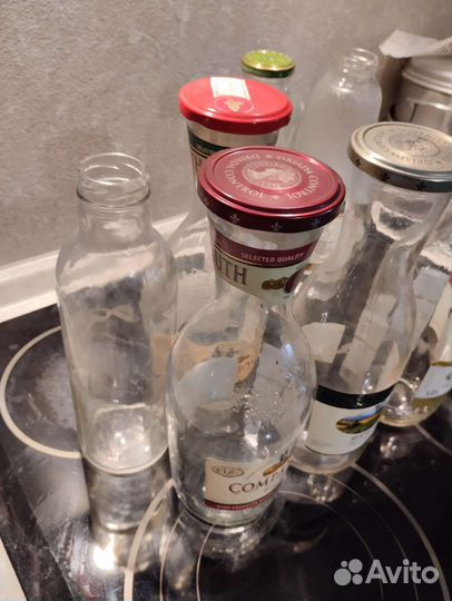 Бутылки, ёмкости 1 л для соков 10 шт