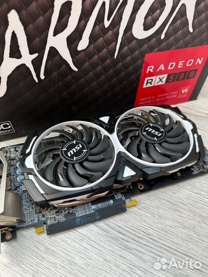 Видеокарта MSI AMD Radeon RX 580 armor 8G OC