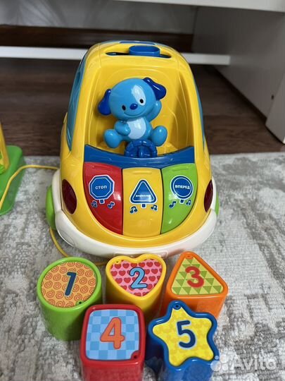 Игрушки chicco, vtech, kiddieland, fisher price