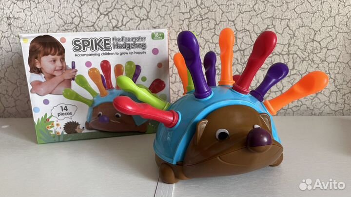 Развивающие игрушки сортер-конструктор Ежик