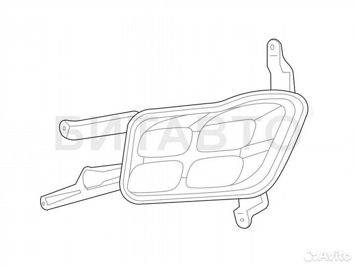 Птф левая на Kia Optima III