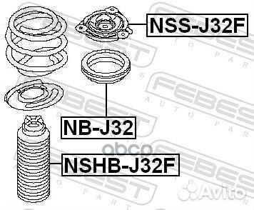 Подшипник опоры амортизатора nissan qashqai+2