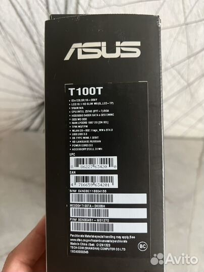 Ноутбук Asus T100TA