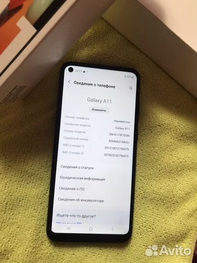 Телефон samsung a 11