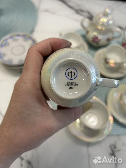 Кофейный сервиз гдр кольдиц