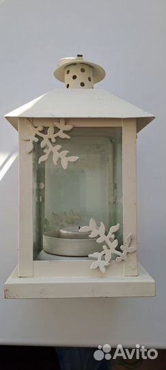 Подсвечник металлический фонарик